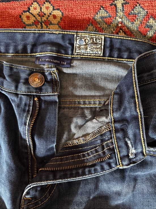 Levi's Denim - Levi’s 611 Straight leg Cropped Men’s Jeans Cone Denim Black Seed